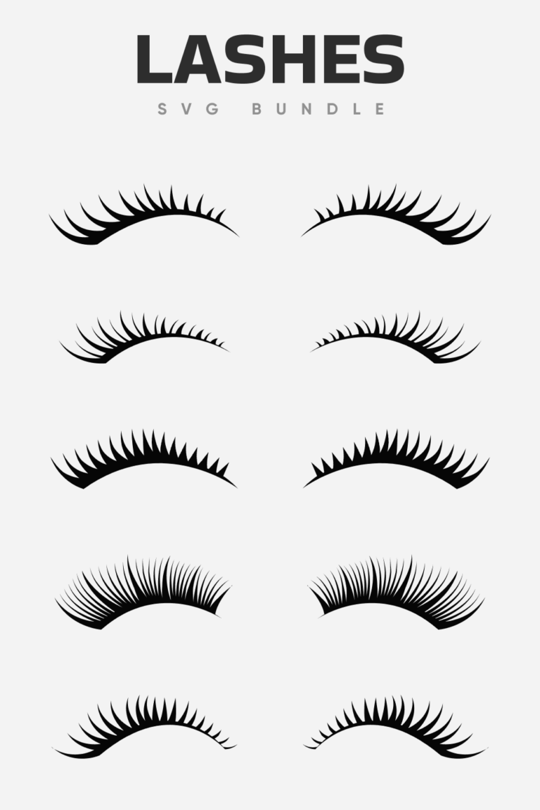 Lashes SVG Bundle | Master Bundles