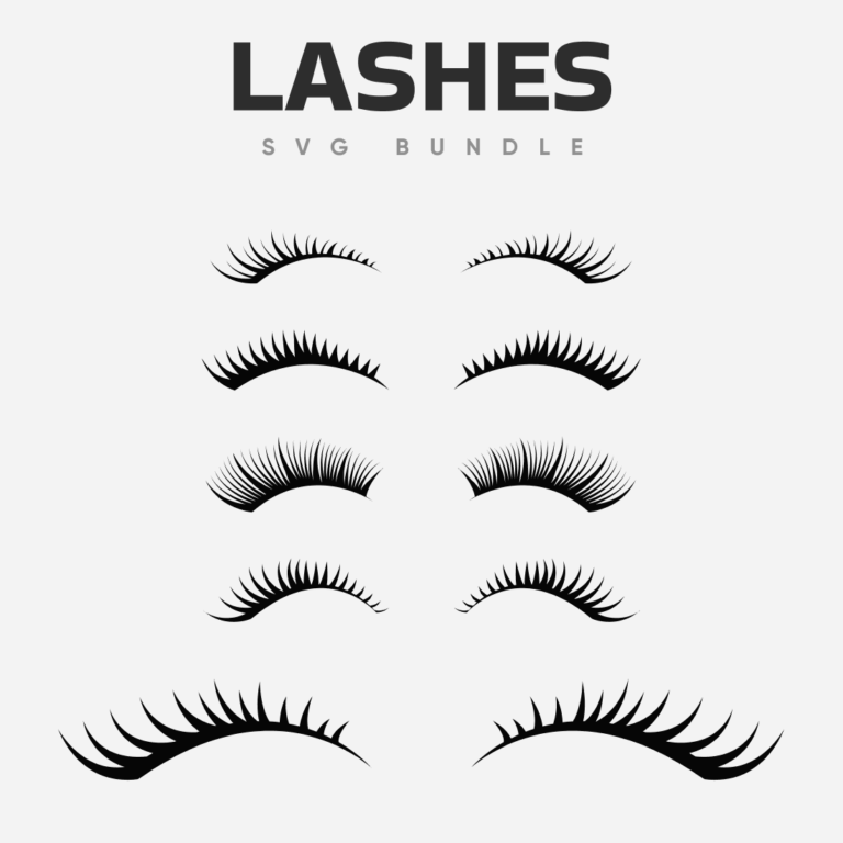 Lashes SVG Bundle – MasterBundles