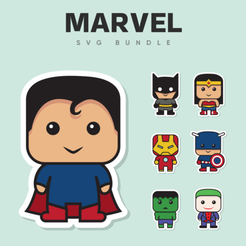 Marvel SVG bundle.
