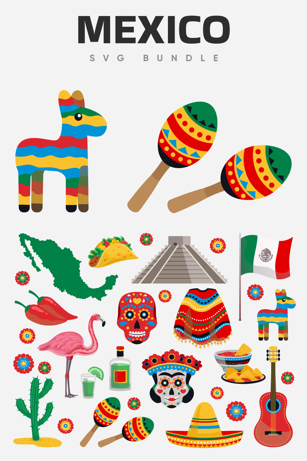 Mexico SVG bundle.