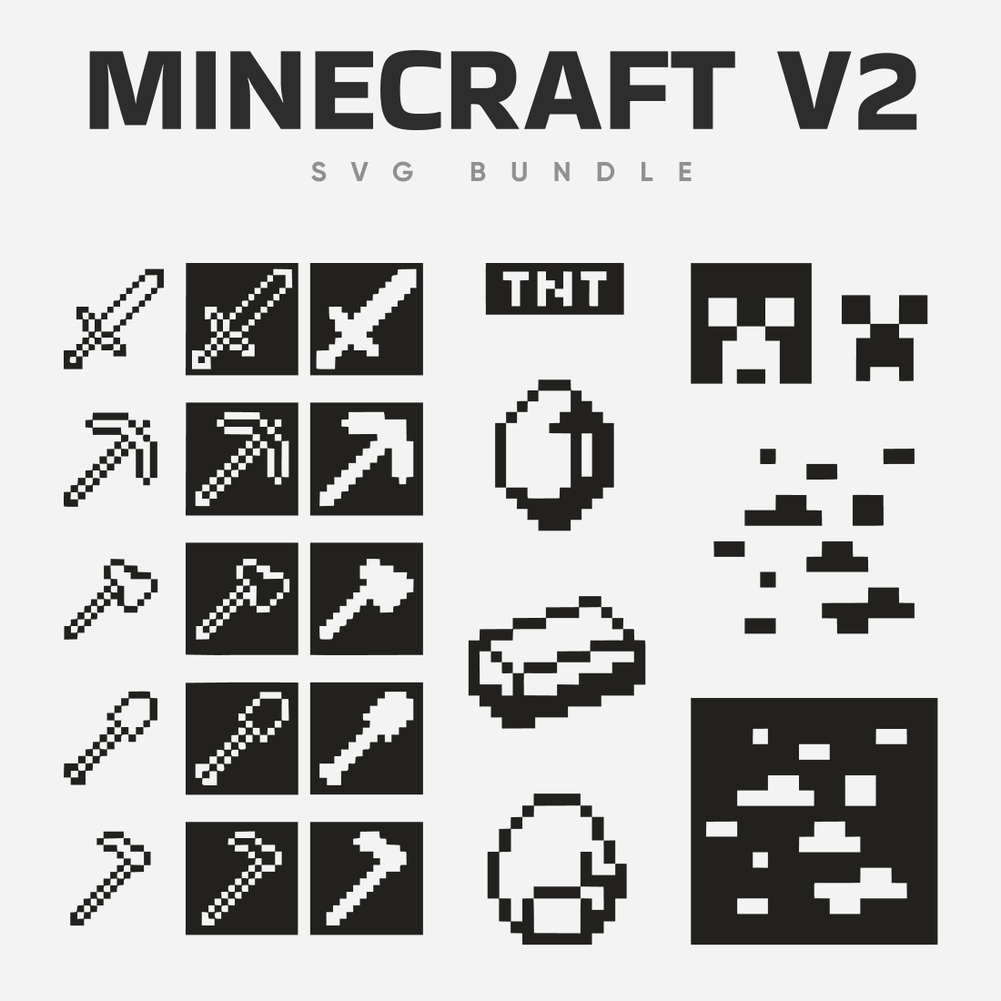 Minecraft 3d Font SVG, Minecraft Font Cricut, Alphabet Minec