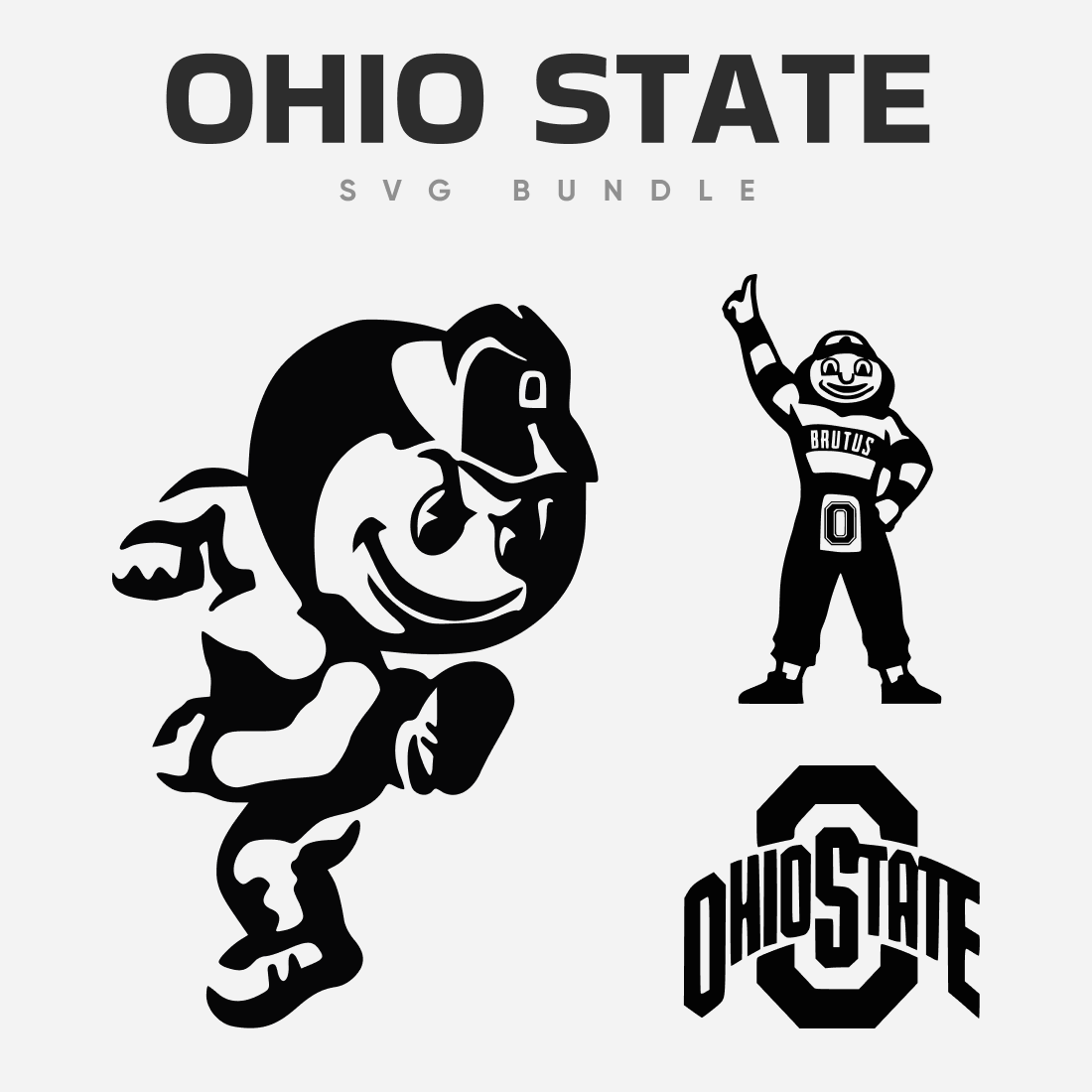 Interesting Ohio state SVG bundle.