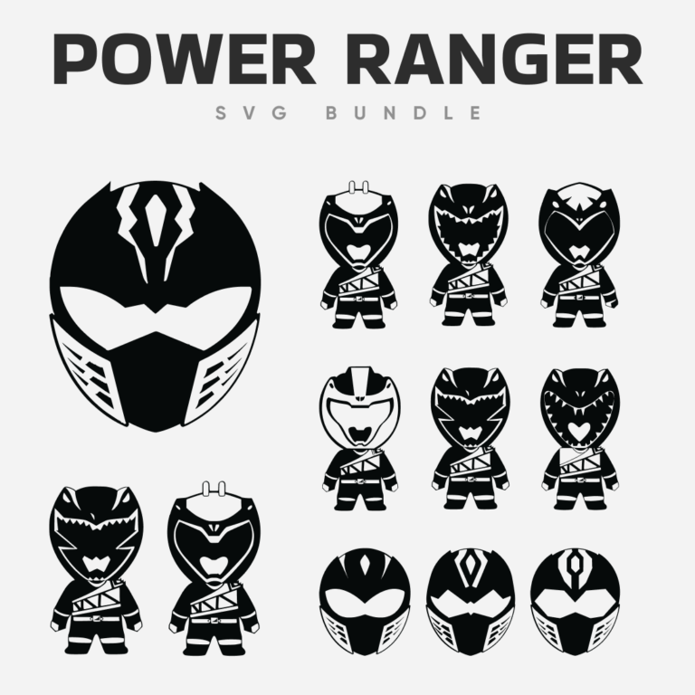 Power Ranger SVG Bundle MasterBundles