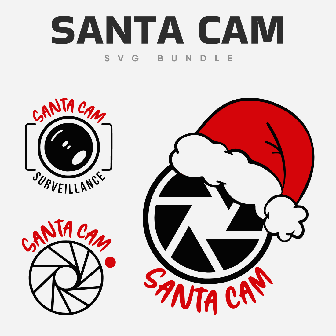 Interesting santa cam SVG bundle.