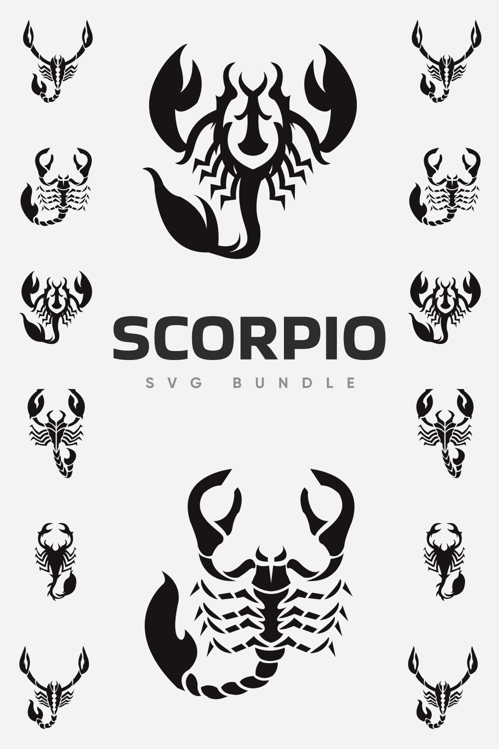 Scorpio SVG bundle.