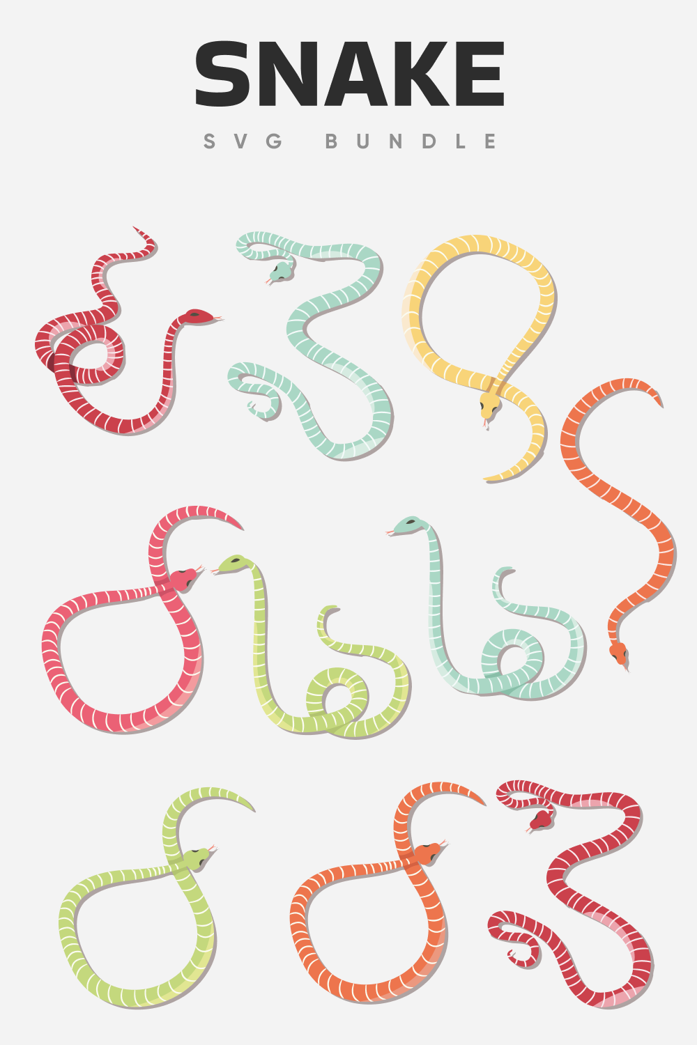 Snake SVG bundle.