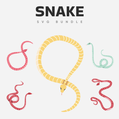 Snake svg bundle for adobe and photoshopped.