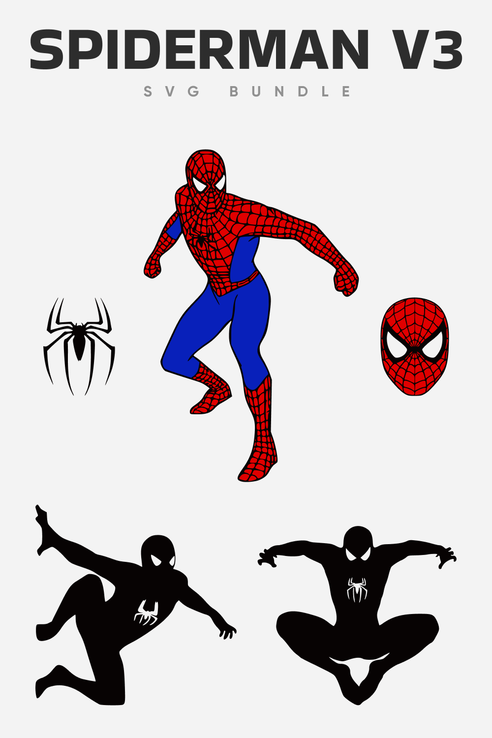 Spiderman Web SVG bundle.