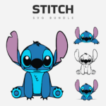 Funny stitch SVG bundle.