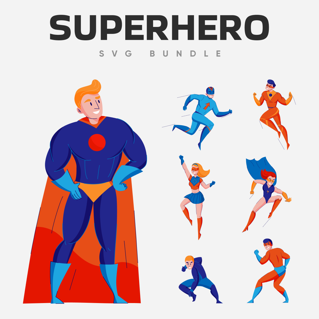 Superhero SVG bundle.