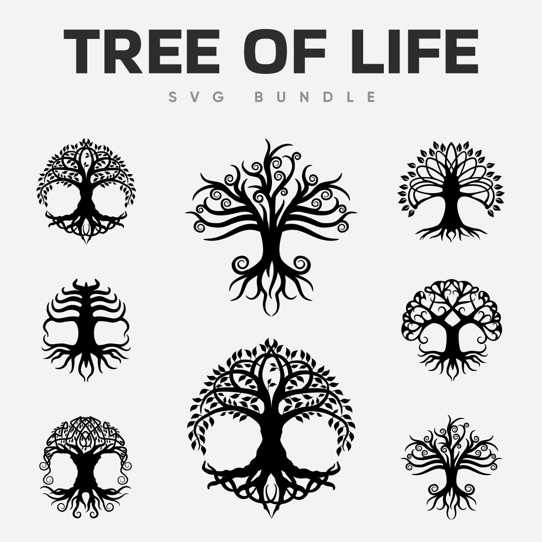 Tree of life SVG bundle.