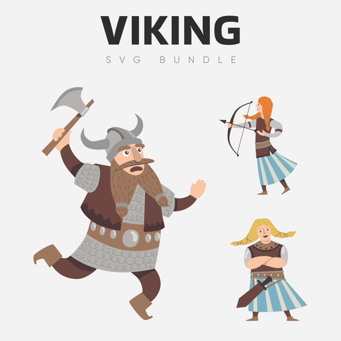 Warriors viking SVG bundle.