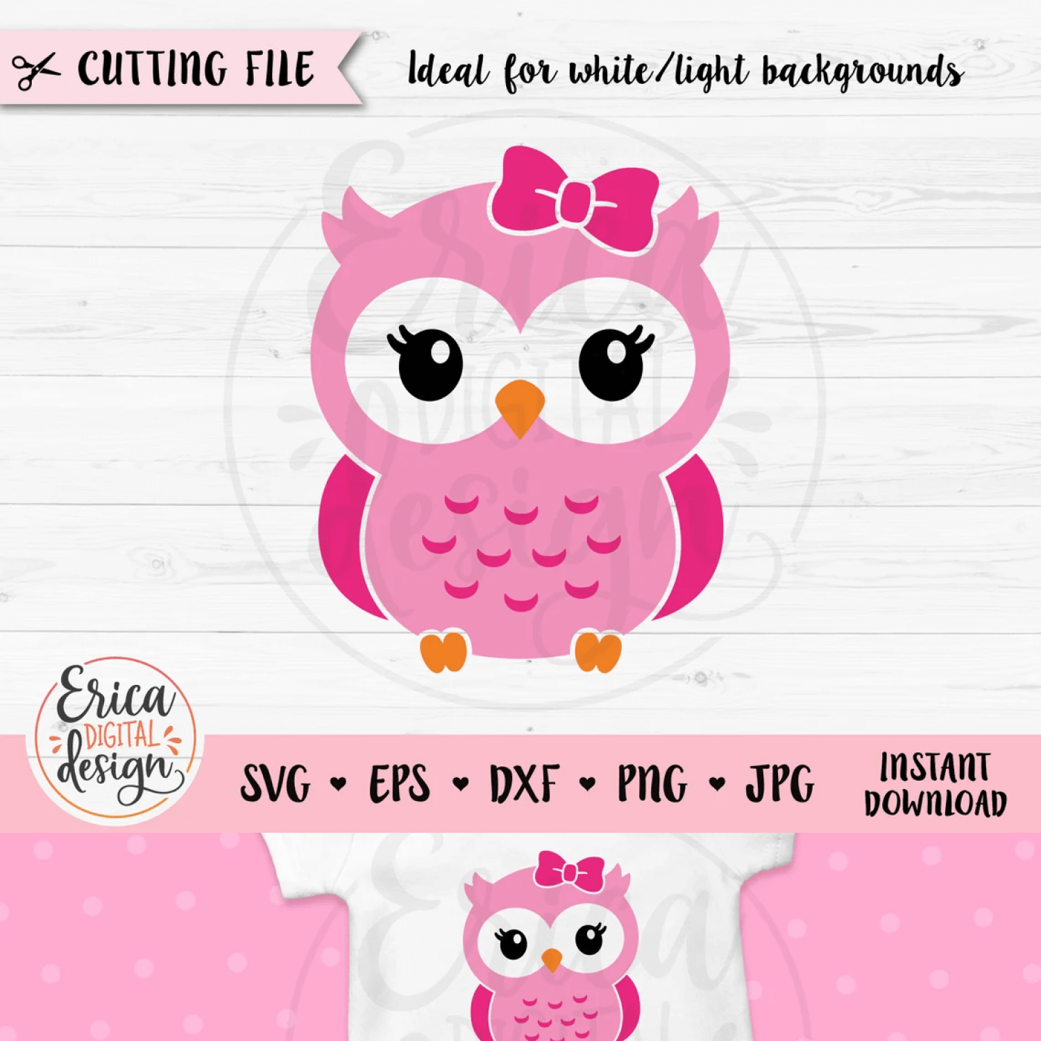 Сute Owl SVG baby.