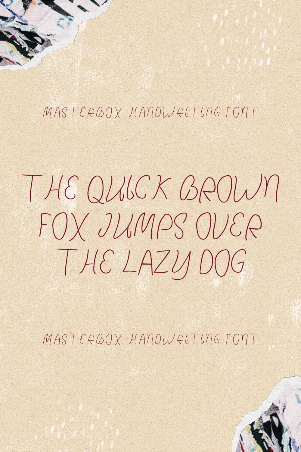 masterbox handwriting regular font pinterest.