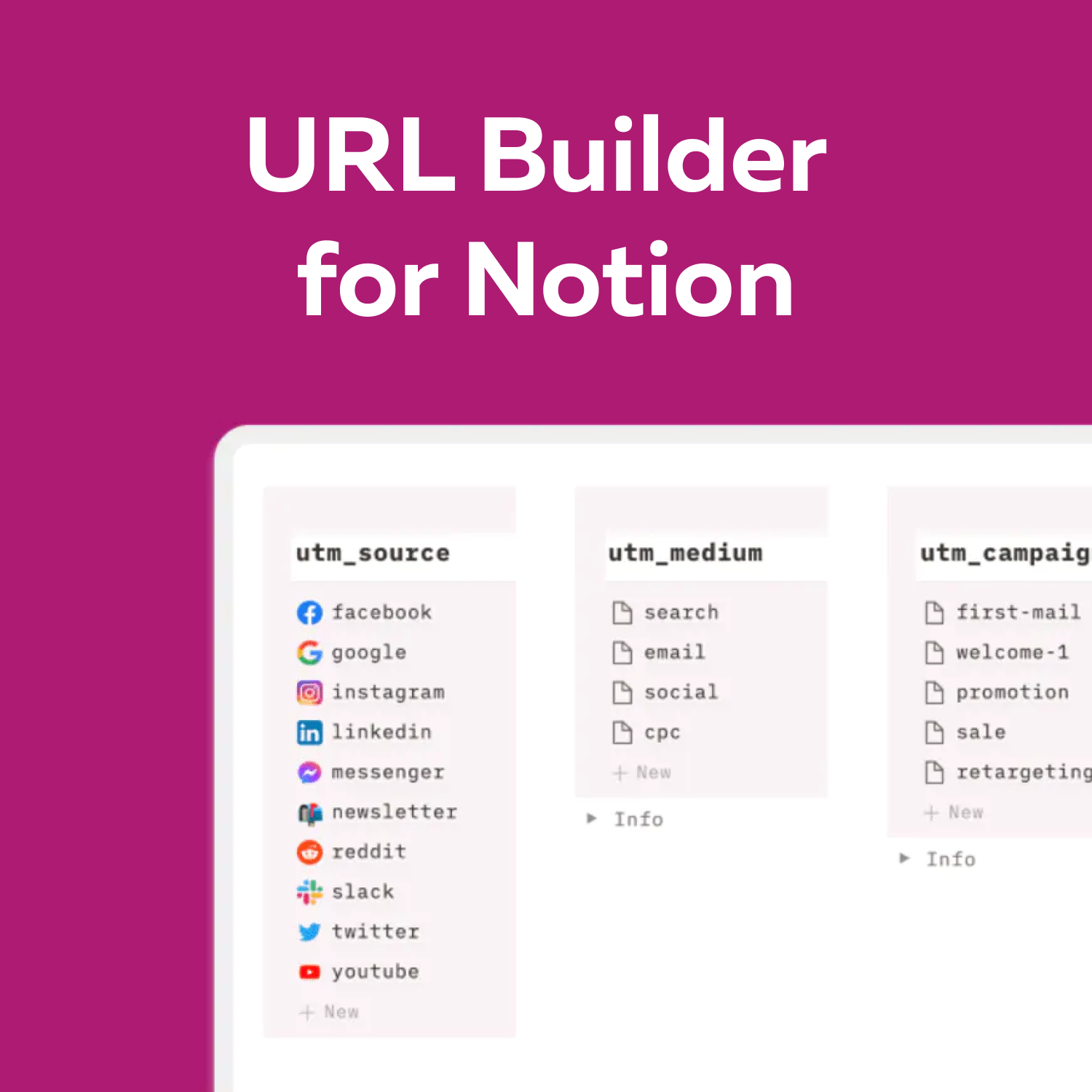URL Builder for notion.