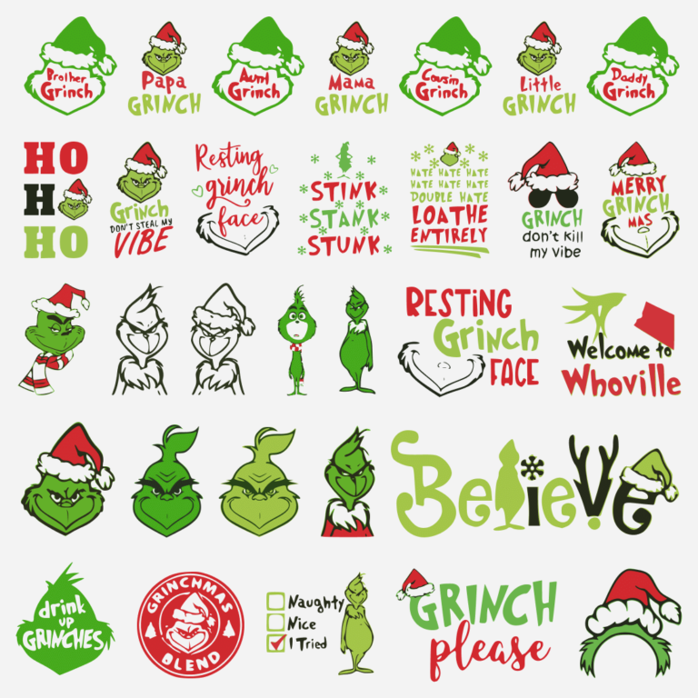 45+ Files The Grinch SVG Bundle – MasterBundles