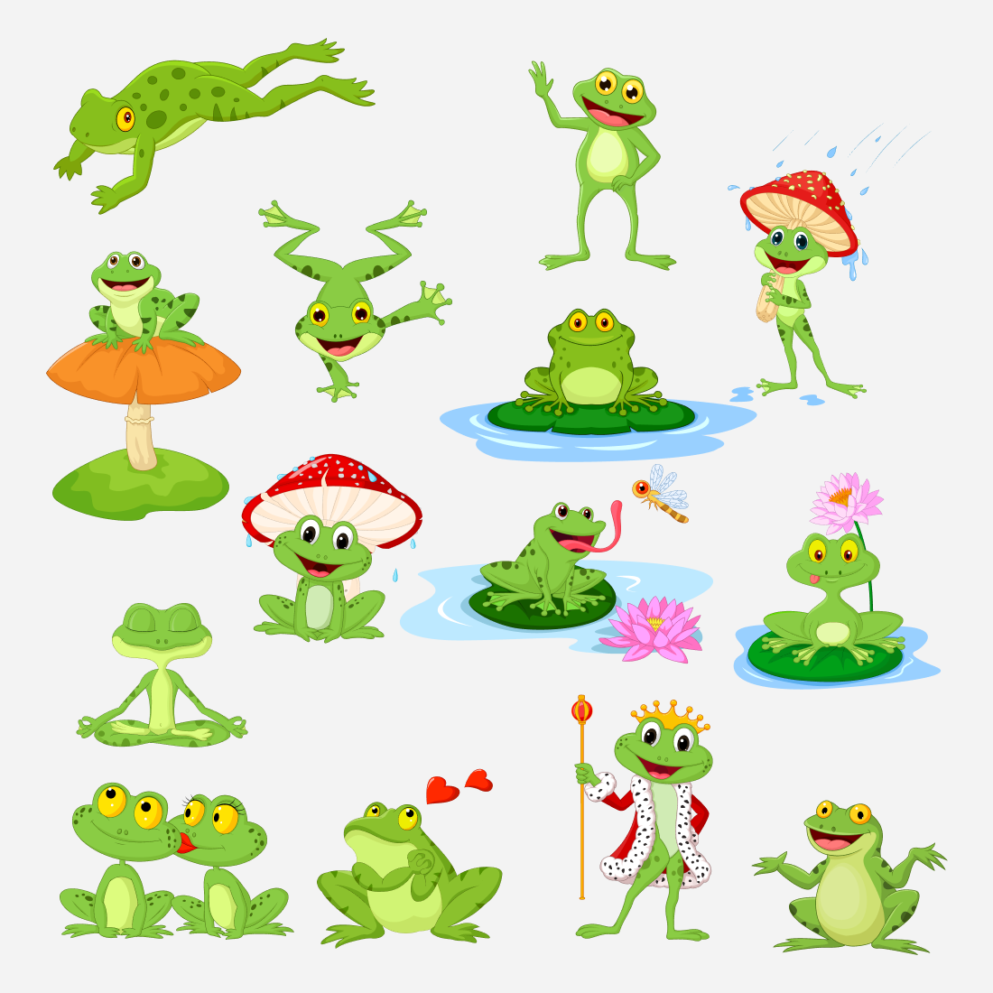 Frog SVG bundle.