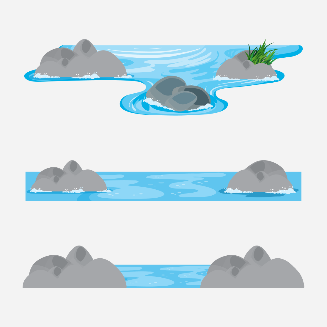 Lake SVG bundle.