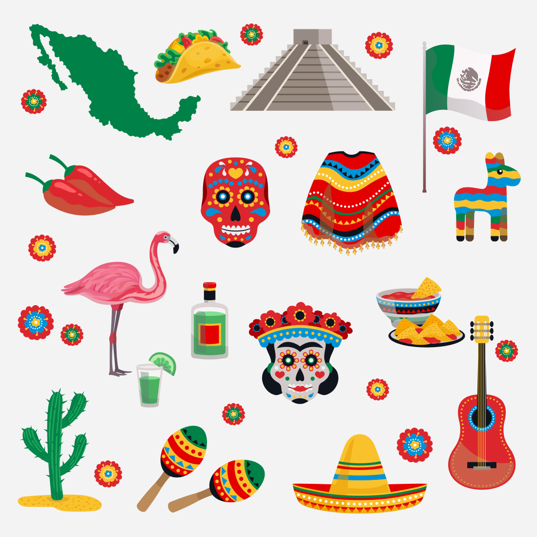 Mexico SVG bundle.