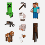 Minecraft V1 SVG Bundle – MasterBundles