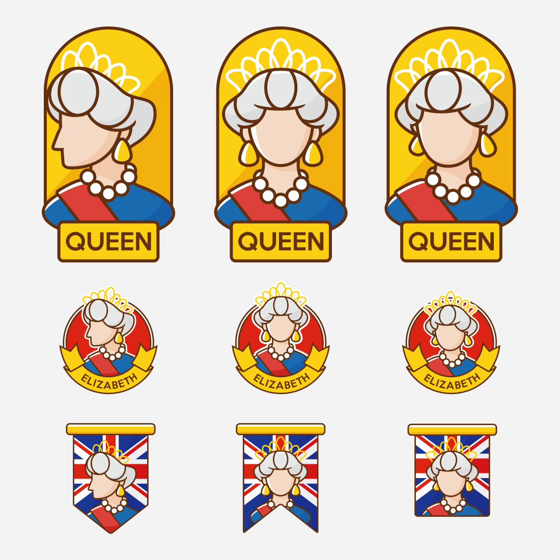 Britan Queen SVG bundle.
