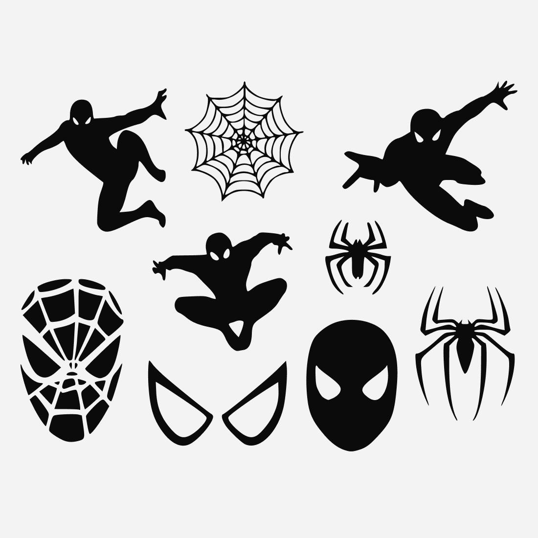 Spiderman v1 SVG bundle.