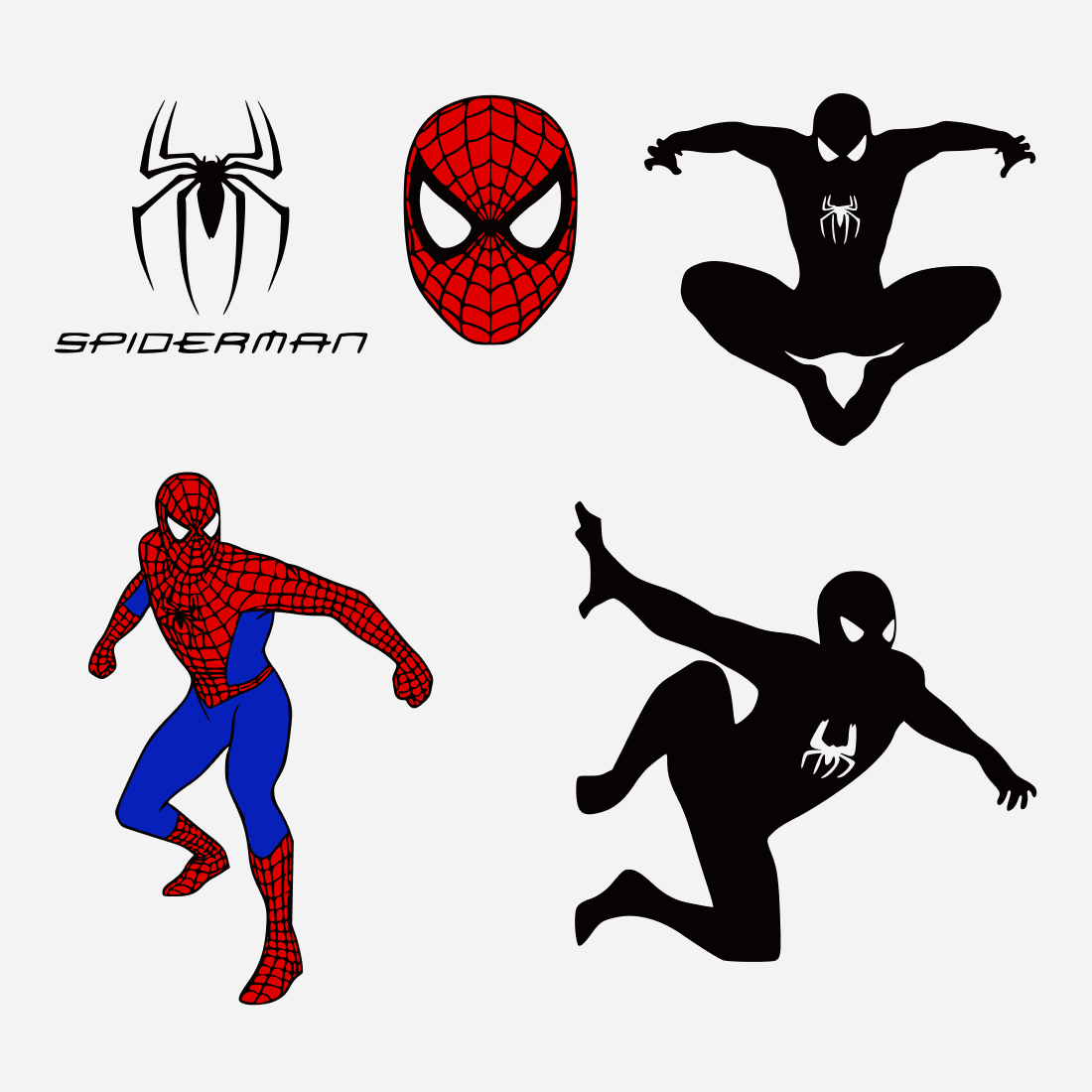 Classic spiderman v3 SVG.