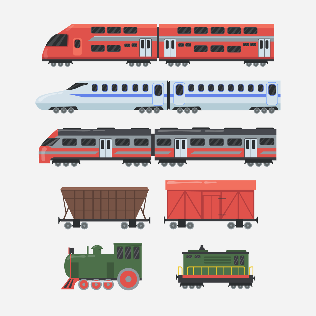Train SVG bundle.