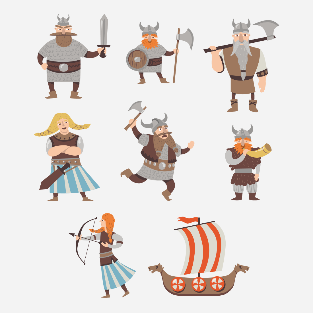 Unique theme viking SVG bundle.