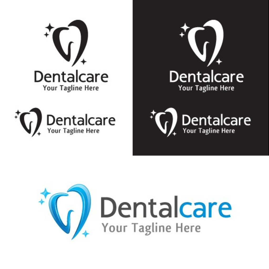 Dental Care Logo Template – MasterBundles