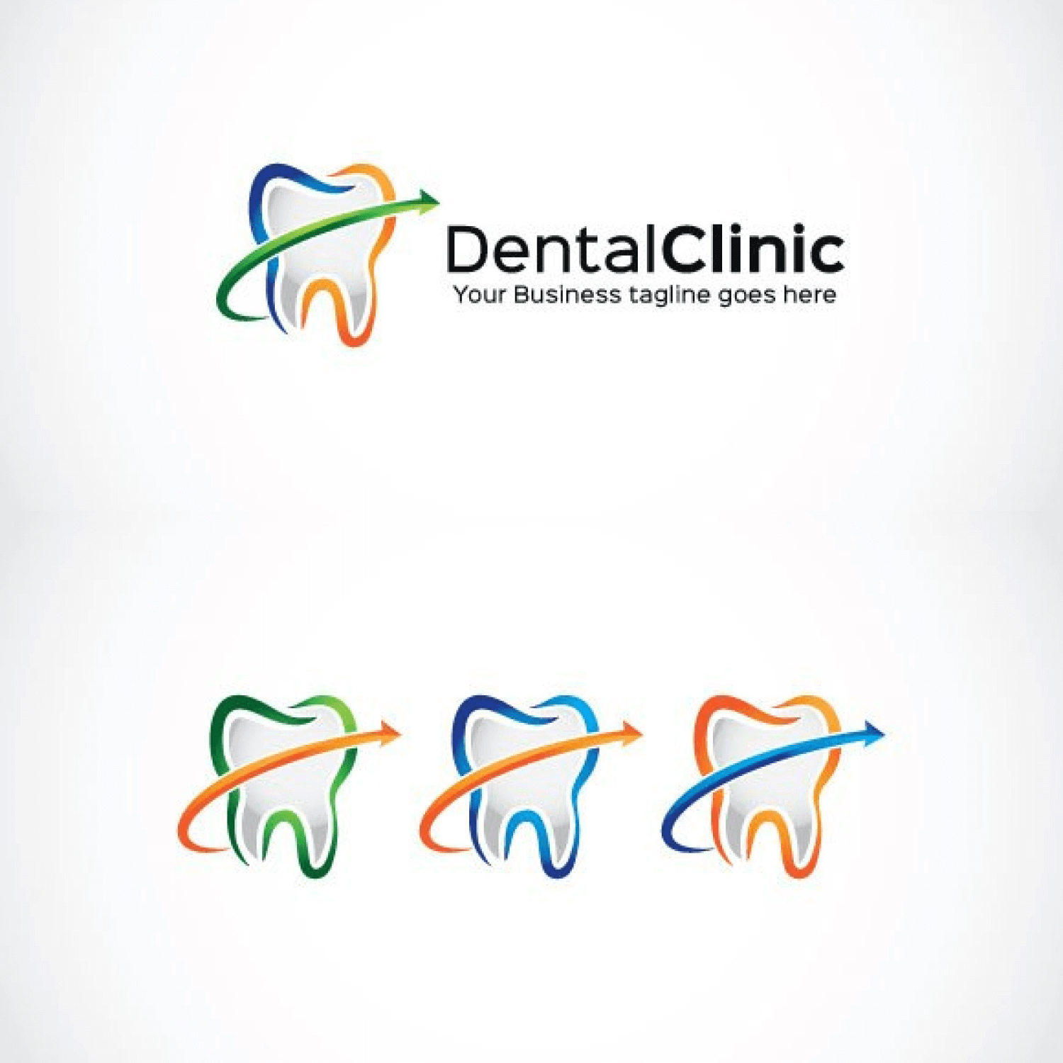 Various Types Color of Logo DentalClinic.