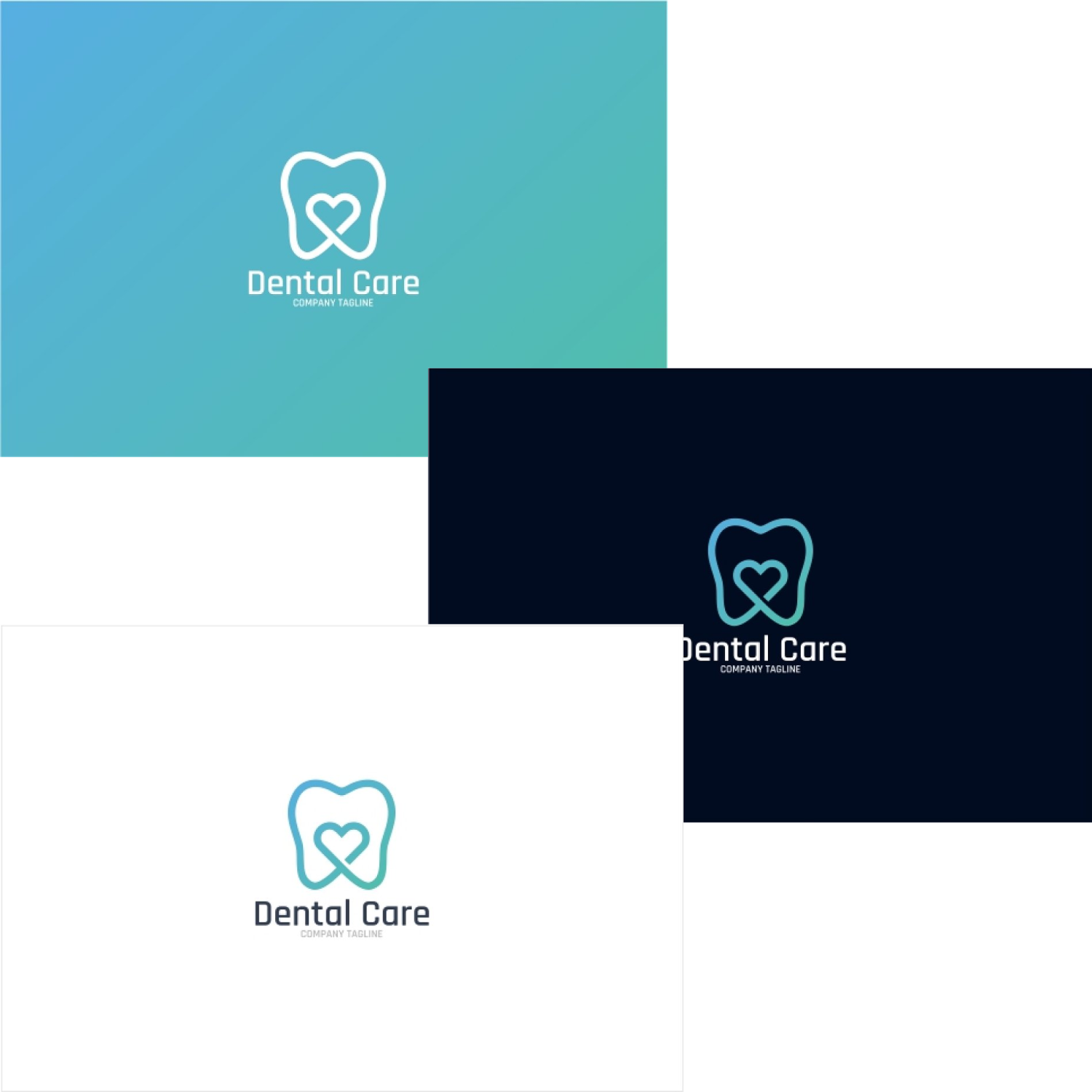 Dental love care logo.
