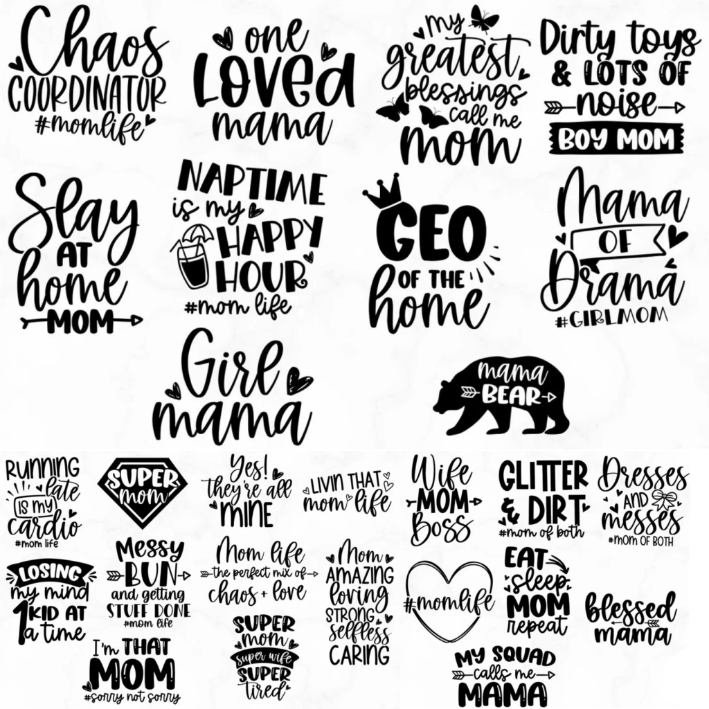 Girl Mom SVG, Mama SVG, Funny Mom SVG – MasterBundles