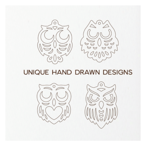 Unique Hand Drawn Designs.