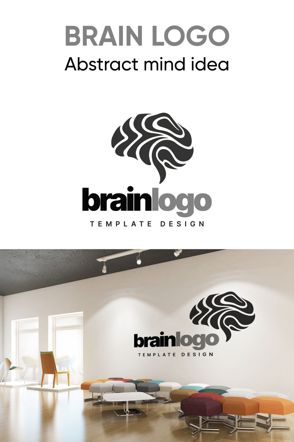 Brain logo theme for your logo.