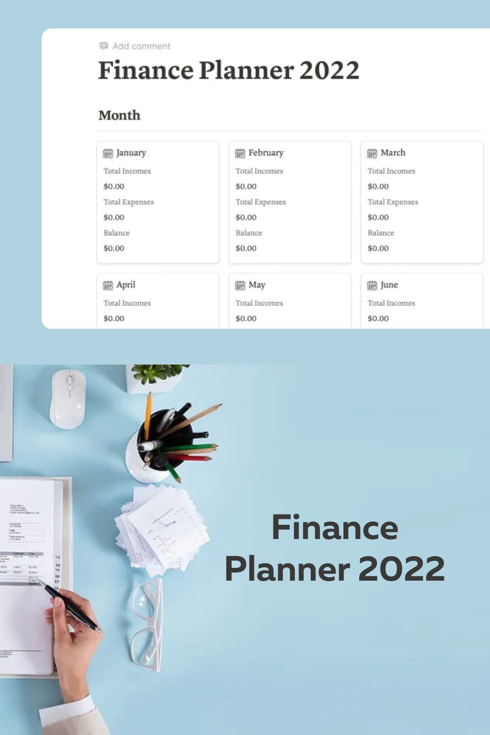 Finance planner.