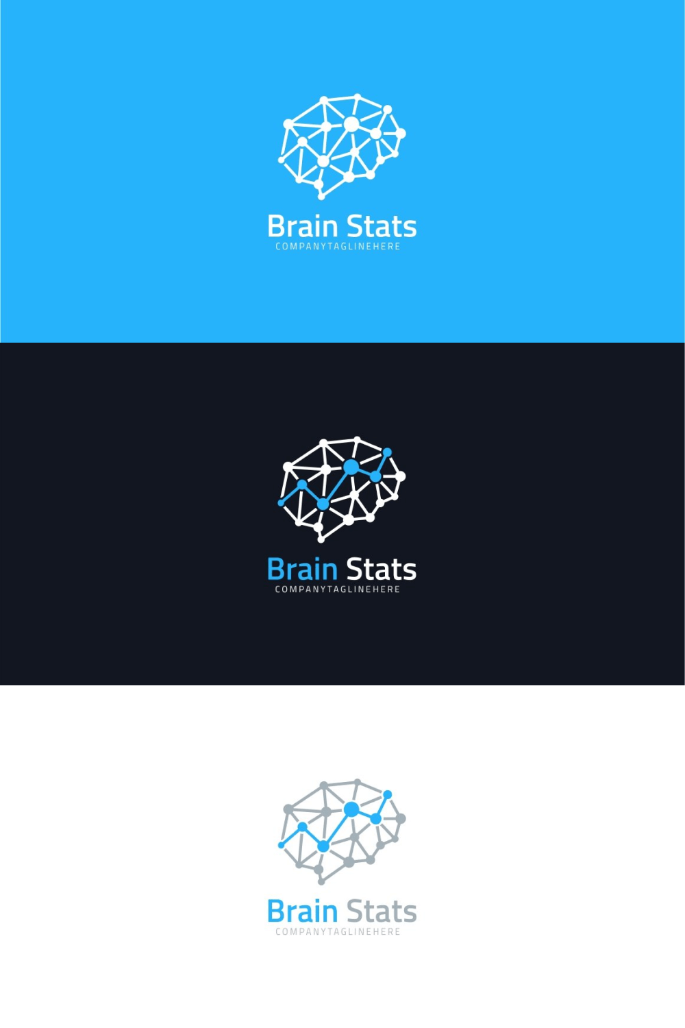 Brain stats mind analytic of logo for you.