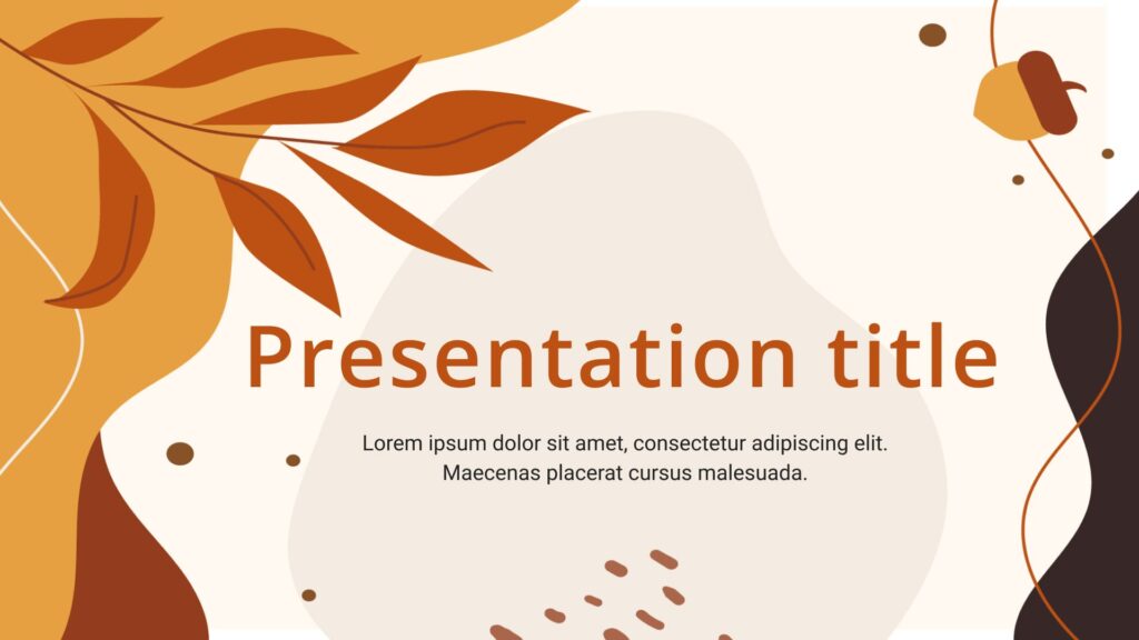 Free Fall Thanksgiving Powerpoint Background | Master Bundles