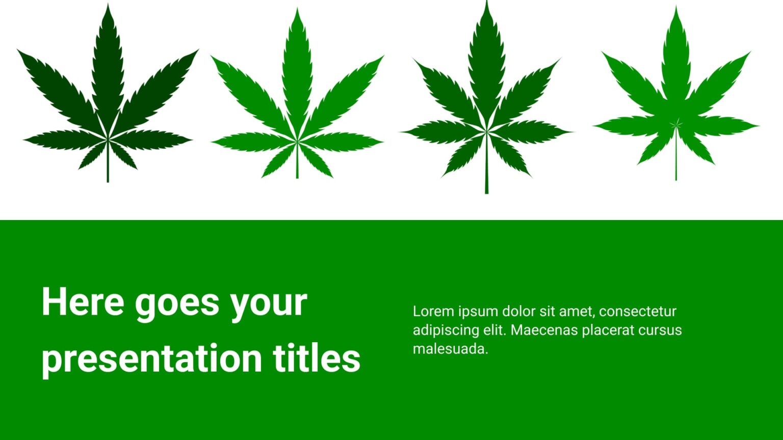 Free Medical Marijuana Powerpoint Template – MasterBundles