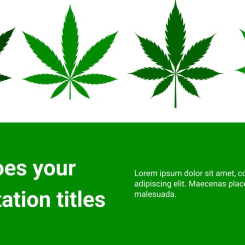 Free Medical Marijuana Powerpoint Template | MasterBundles