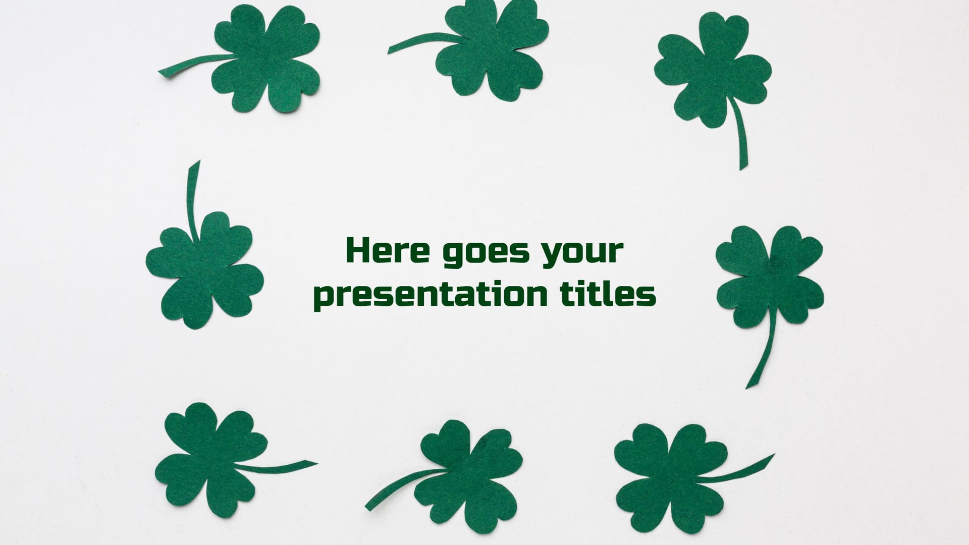 1 Free St Patricks Day Powerpoint Template.