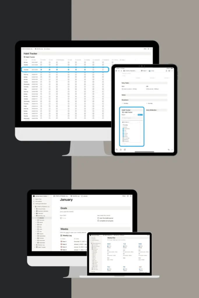 Super Bullet Journal Notion Template – MasterBundles