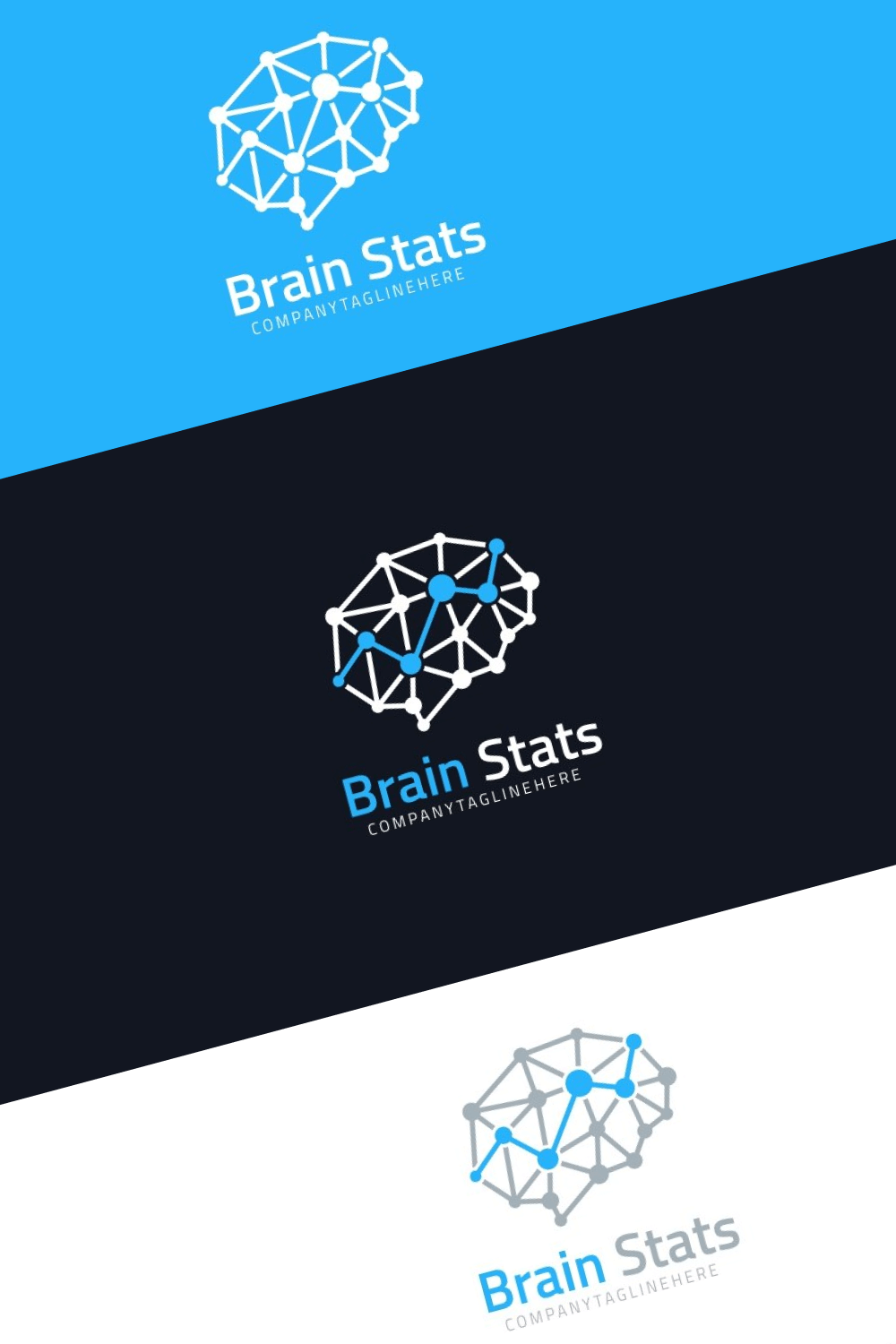 Brain stats mind analytic template.