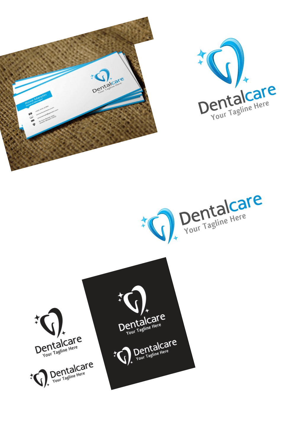 Dental Care Logo Template.