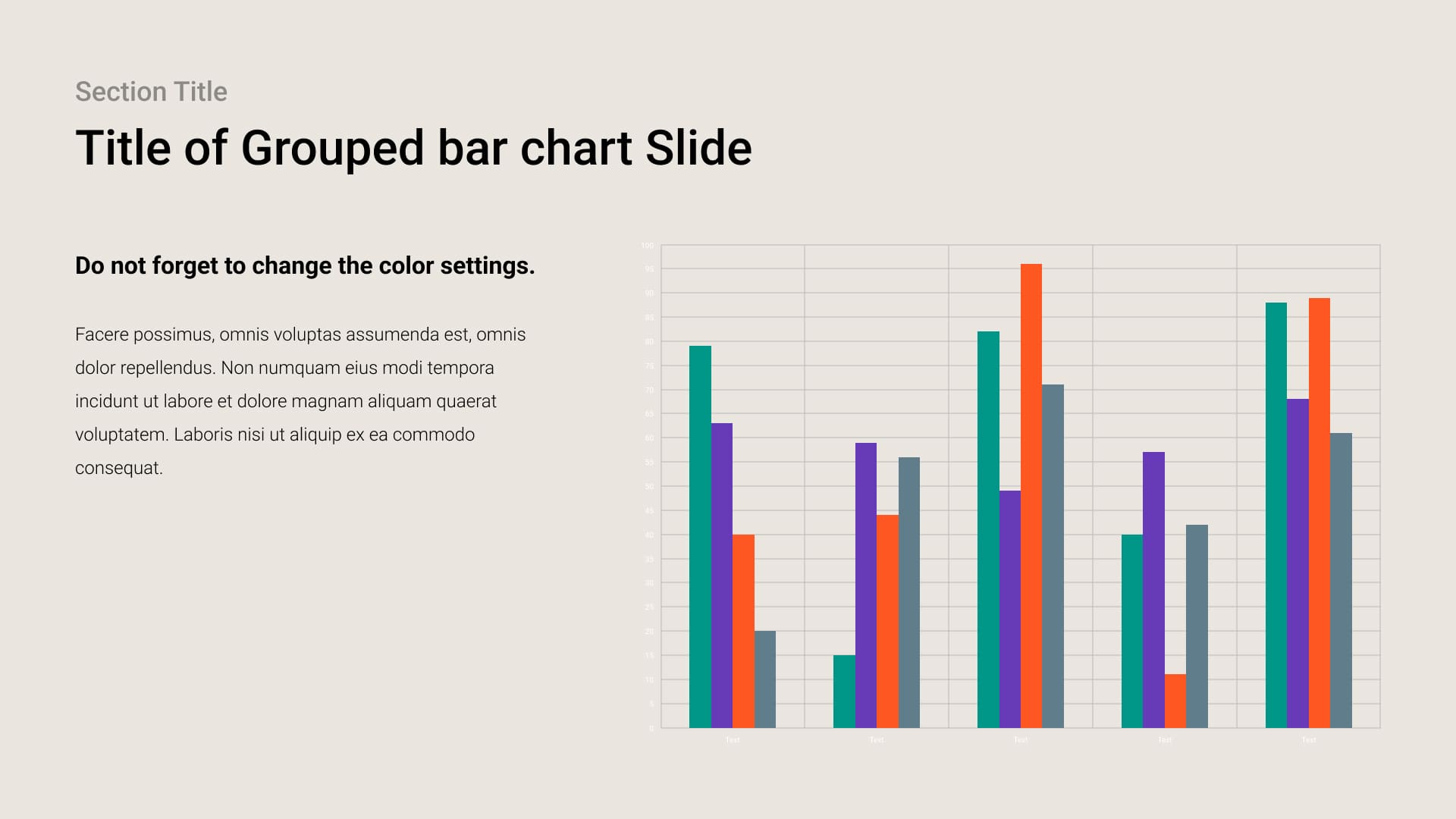 Slide with color graphs.
