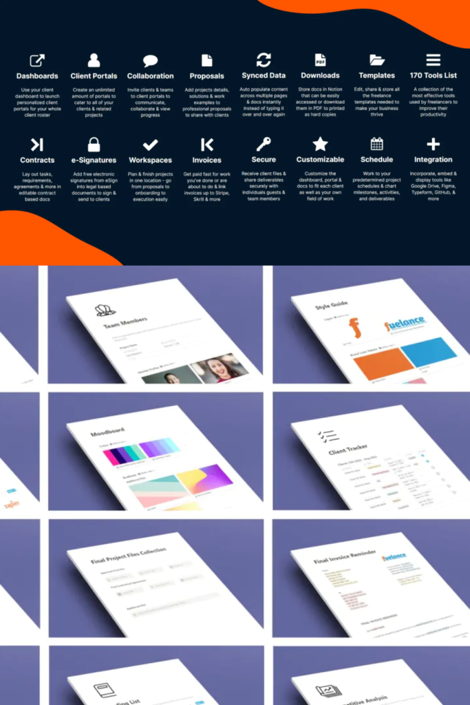 Notion 50+ Page Freelancer Pack Edition – MasterBundles