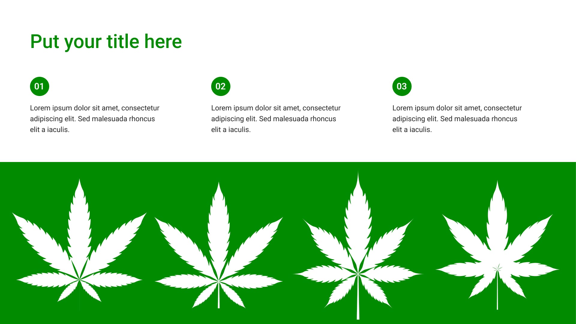 4 Free Medical Marijuana Powerpoint Template.