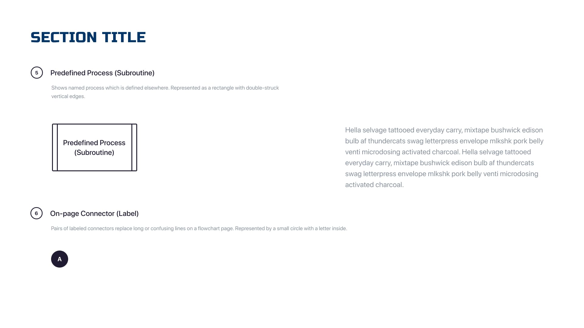 Free Powerpoint Minimal Flowchart Template | Master Bundles