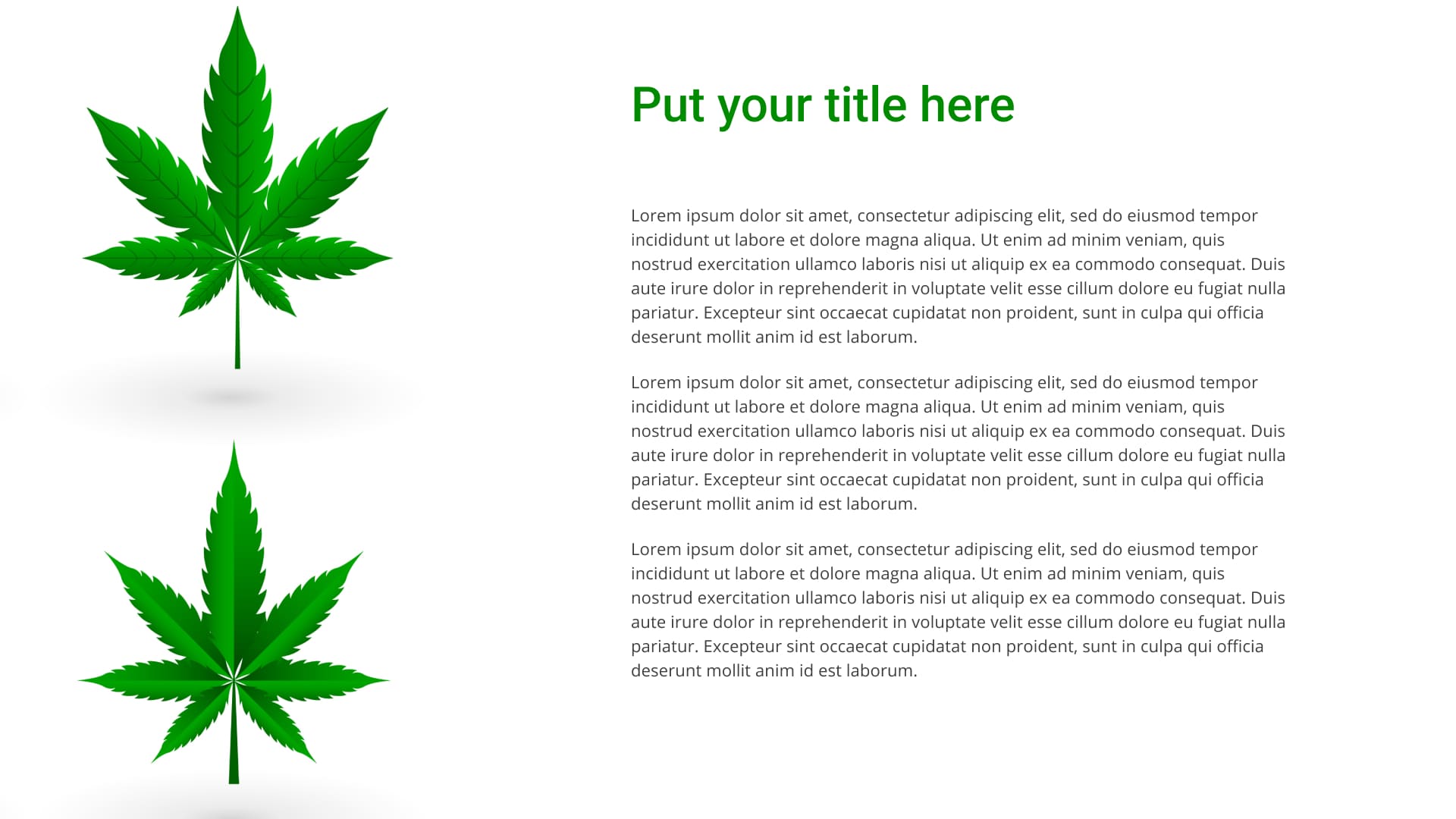 5 Free Medical Marijuana Powerpoint Template.
