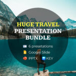Huge Travel Presentation Bundle: 300 Slides PPTX, KEY, Google Slides cover image.